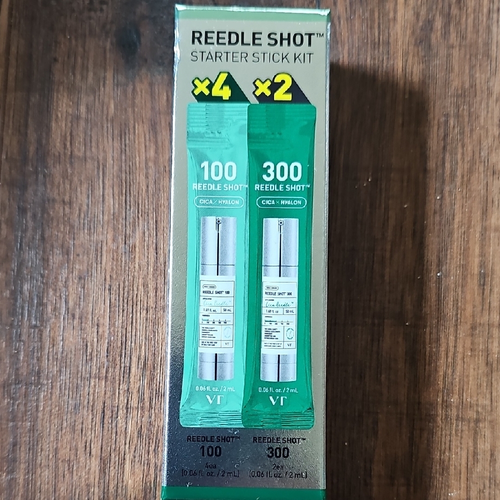 Green Reedle Shot Starter Stick Kit - Hydrating Cleanser & Exfoliant